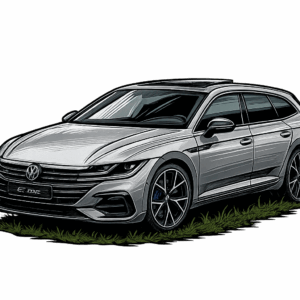 Auto Comic Zeichnung aus Foto – Digitale Illustration